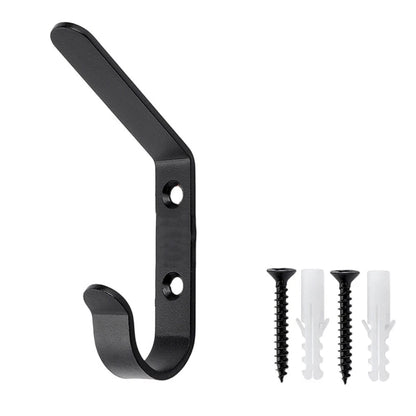 Metal Wall Hook 10kg Capacity 92x40mm for Home Office Bathroom