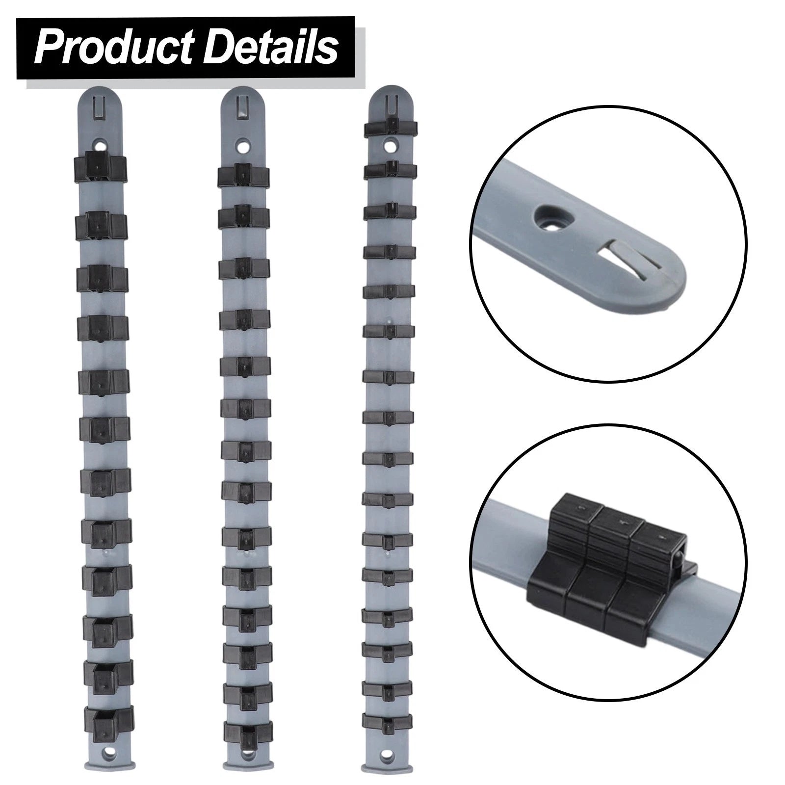 Socket Rail Holder for Hand Tools (34cm/14inch)