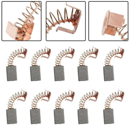 10 Pairs Carbon Brushes for Angle Grinder Motor (Power Tool)