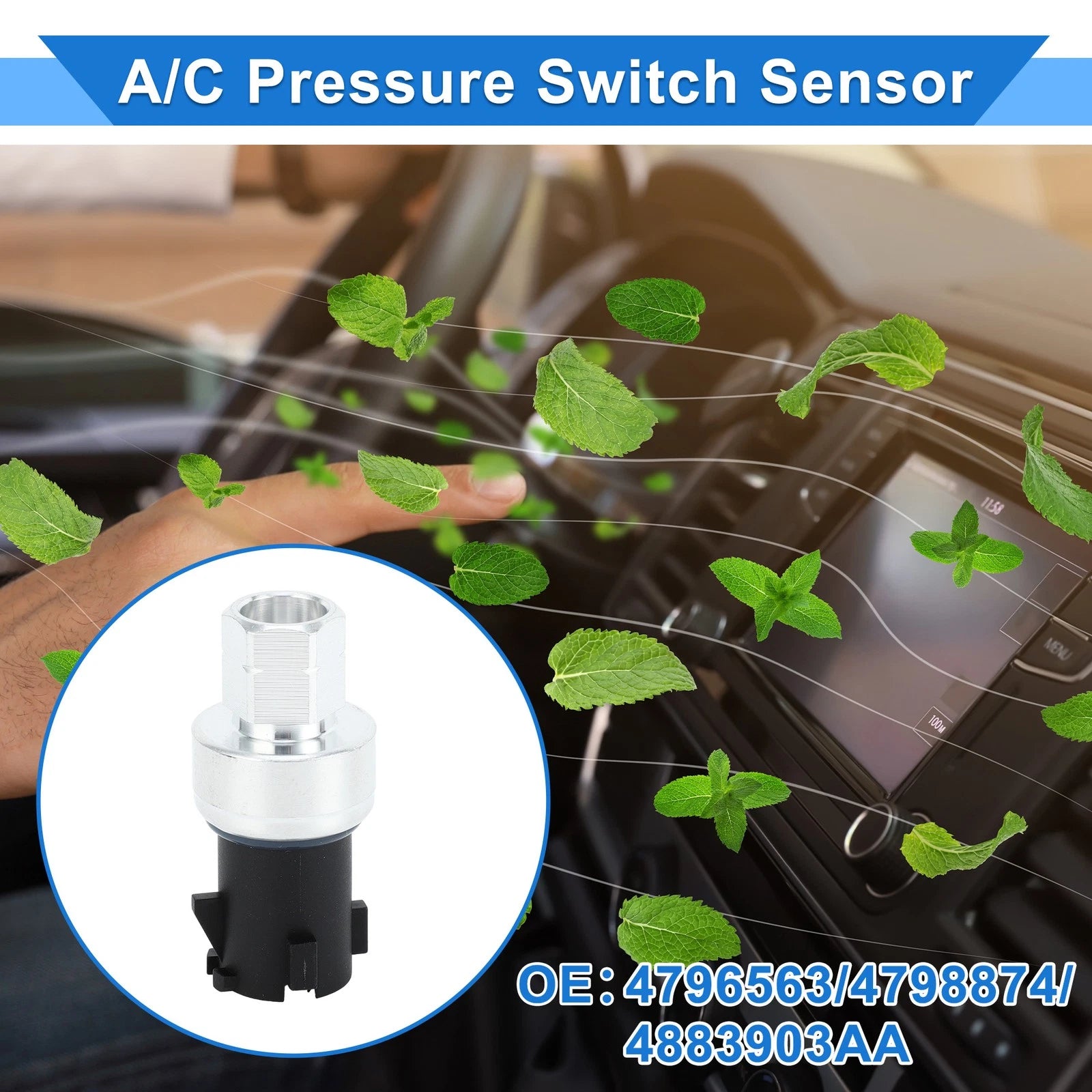 A/C Pressure Switch Sensor for Chrysler 300 (2005–2012) No. 4796563/4798874