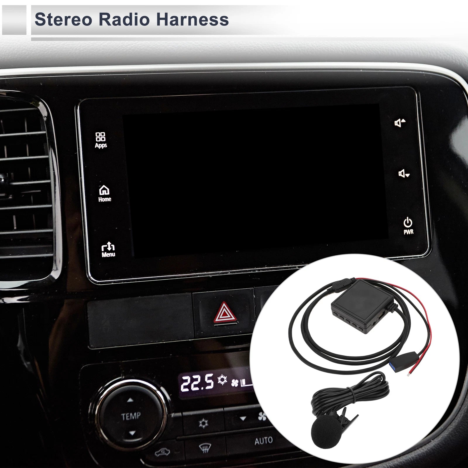 Stereo Radio Harness for BMW E39 E46 E53 (1995–2006) Microphone Handsfree