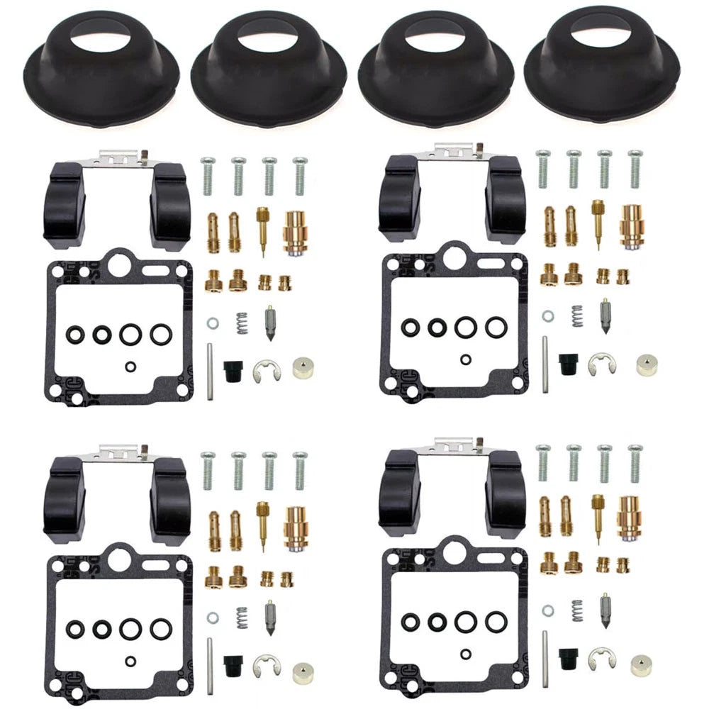 4X Carburetor Kit for Suzuki GS1100 (1980–1983) GS1100E Float Diaphragm