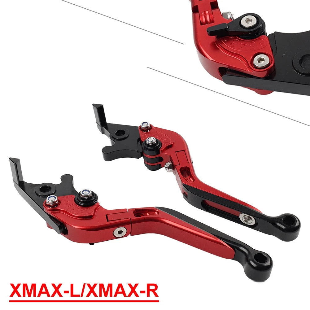 CNC Folding Extendable Brake Clutch Levers for Yamaha XMAX (2015–2022)