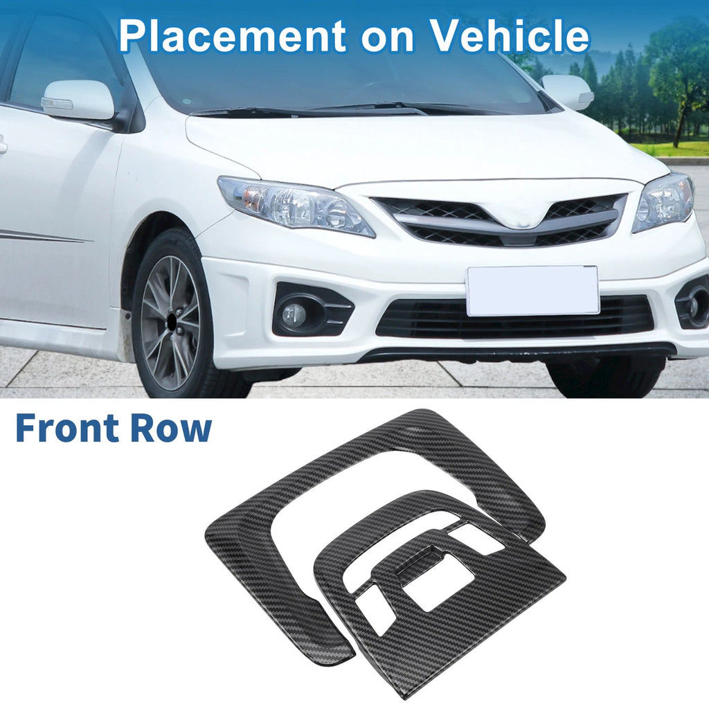 Front Row Headlight Trim Bezel Set for Toyota Corolla (2022–2024)