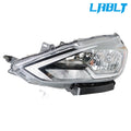 Driver Side Headlight Chrome Halogen for Nissan Sentra (2016–2018)