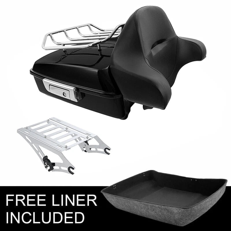 Chopped Trunk Backrest Mount for Harley Touring Road Glide (2014–2026)