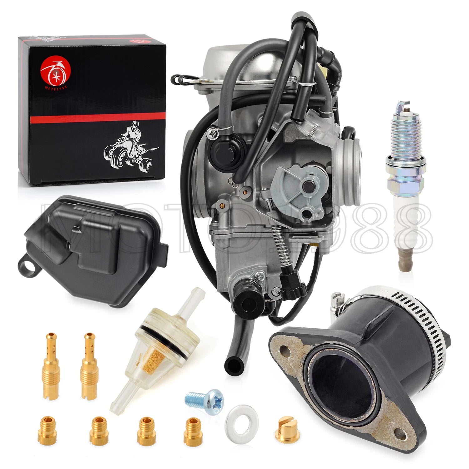 Carburetor & Intake Manifold Boot for Honda Foreman 500 TRX500 (2005–2016)