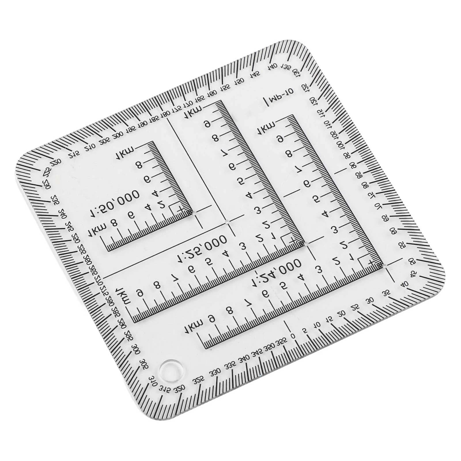2X 75 Inch Transparent Ruler for Surveying and Engineering