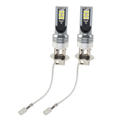 H3 12SMD LED Fog Light Bulb for Universal Fit (2010–2023)