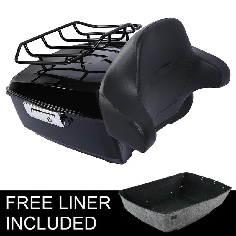 Trunk Luggage Backrest Pad for Harley Touring (2014–2026)