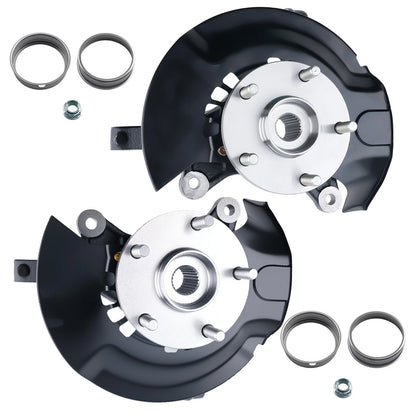 Pair Front Steering Knuckles + Wheel Hub Bearings for Toyota Camry (2004–2006) 698398