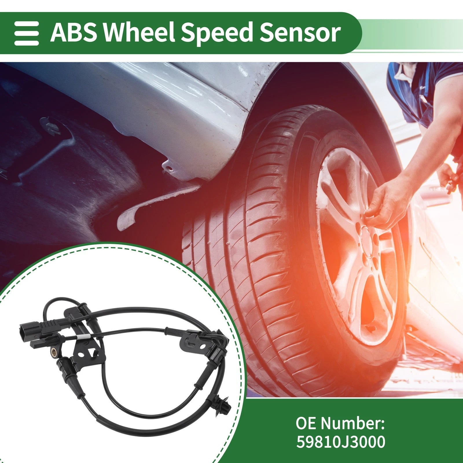 ABS Wheel Speed Sensor Replacement for Hyundai Veloster (2019–2021)