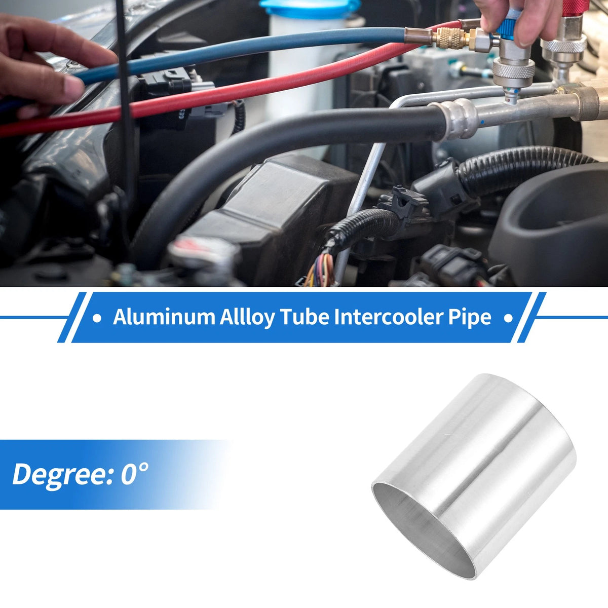 Intercooler Pipe 89mm/3.5" OD for 100mm 3.9" Length