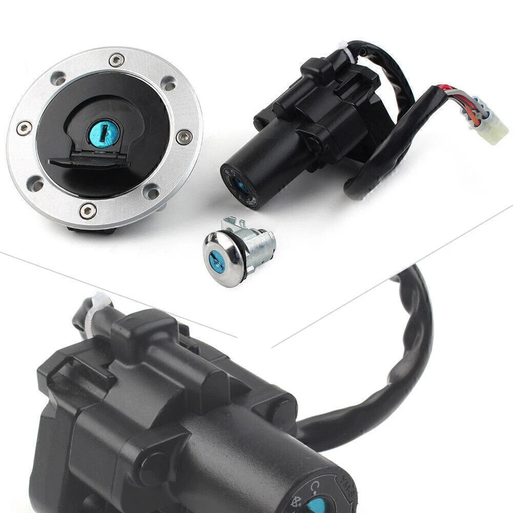 Ignition Switch & Fuel Gas Cap Cover Key Set for Suzuki GSXR1300 (2000–2023)