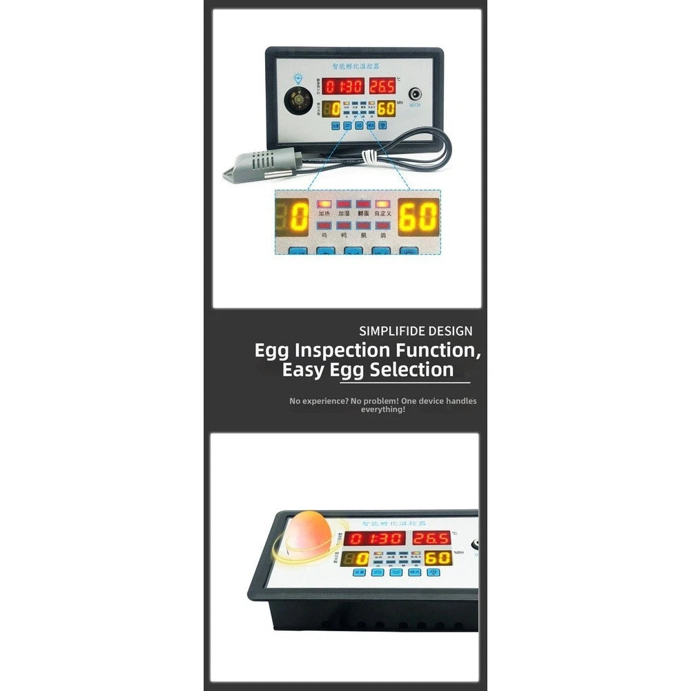 Automatic Egg Rotation Thermostat for Chicken Incubator (Home Hatchery)