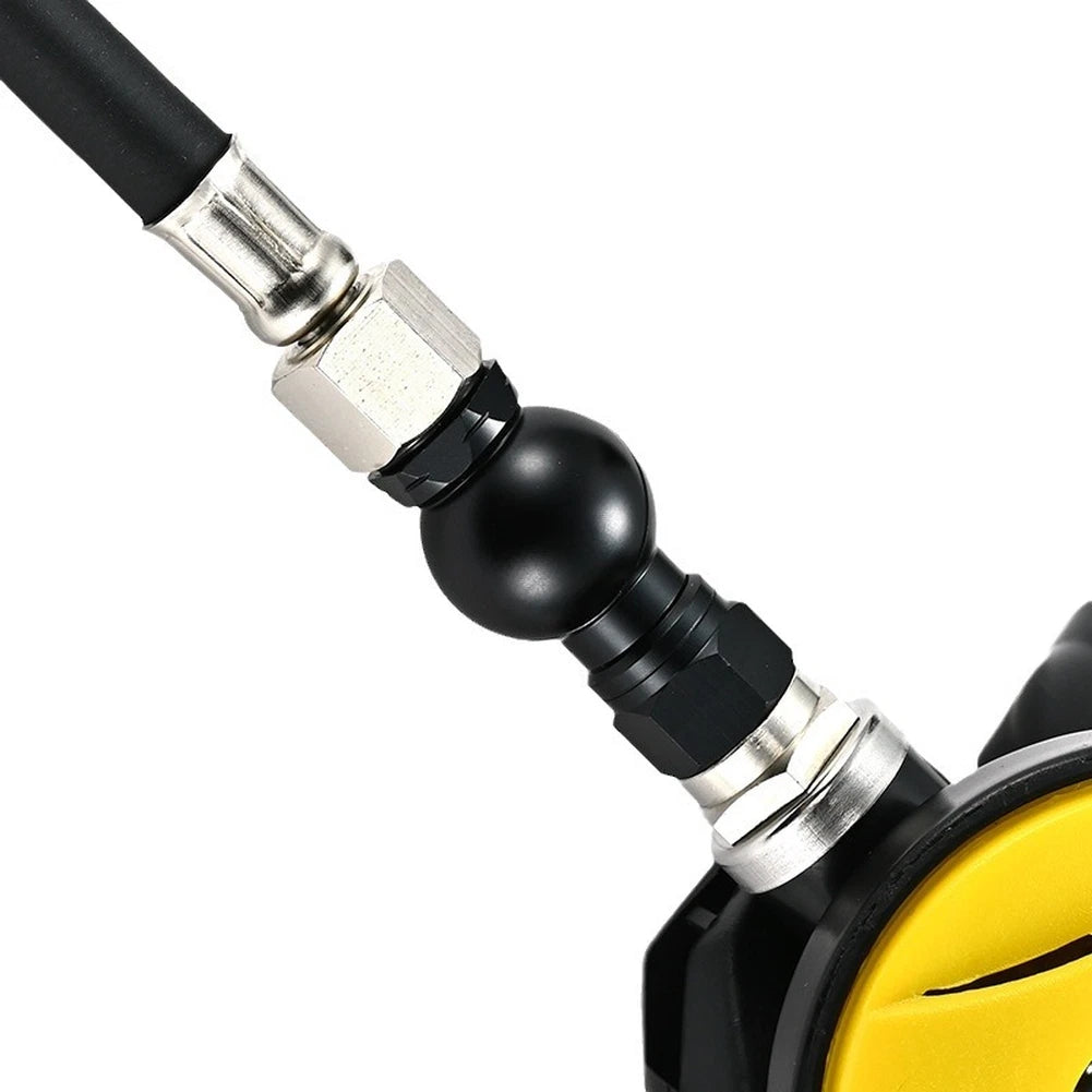 360 Swivel Adapter for Diving Regulator Low Pressure Hose Connection