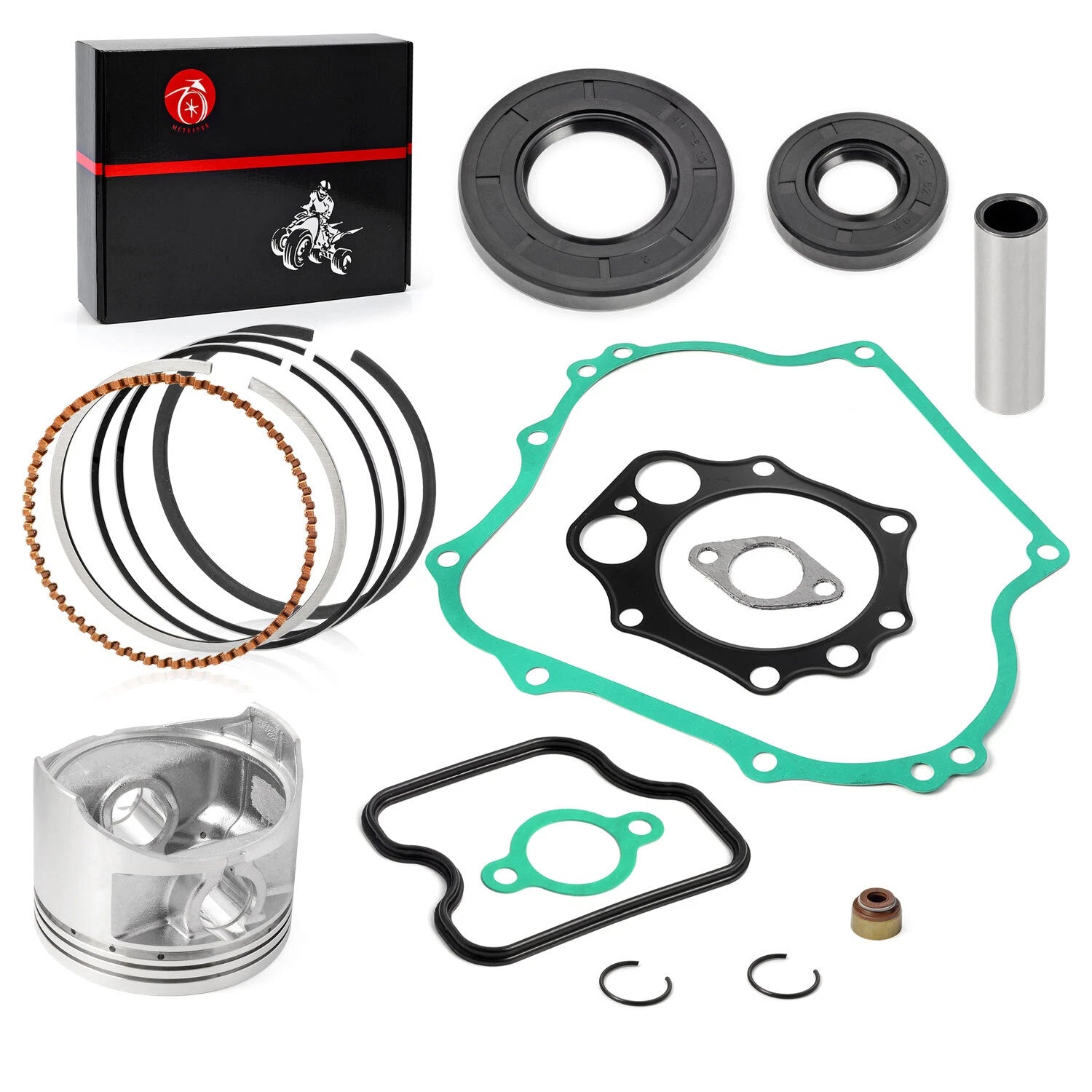 Engine Piston & Ring Gasket Rebuild Kit for Club Car DS Precedent FE350 (1996–2006)