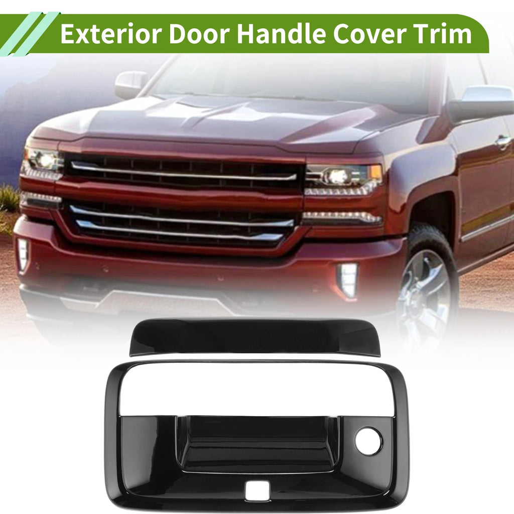 Tailgate Trim Cover Exterior for Chevrolet Silverado 2014-2017