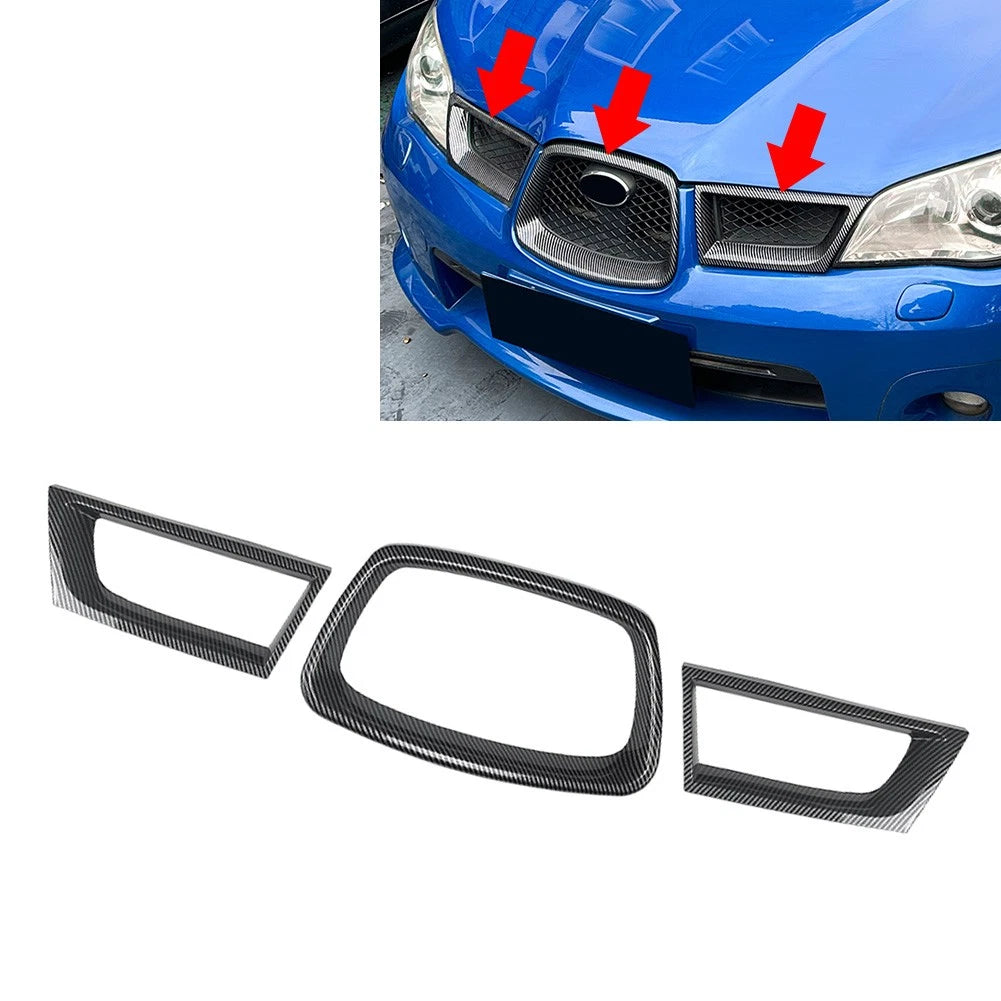 Front Bumper Upper Grille Mesh Cover for Subaru Impreza WRX STI (2006–2007)