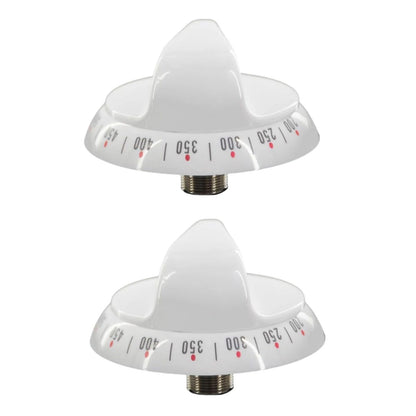 2X Control Knob for GE Range Stove Oven (WB03K10037)