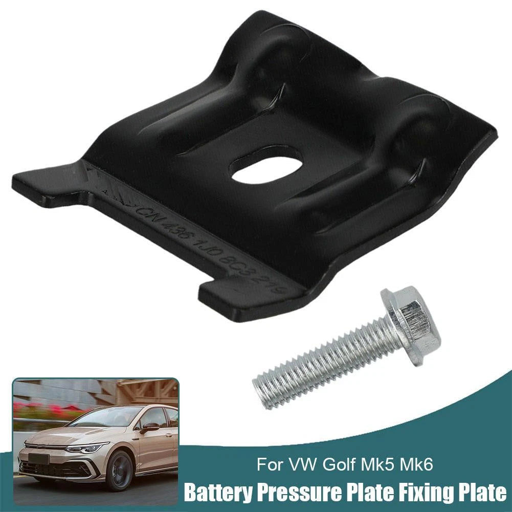 Battery Hold Down Clamp Bracket + Bolt for VW Golf Mk5 Mk6 (2003–2014)