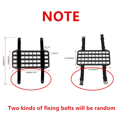 MOLLE Panel Organizer for Car Visor - Tactical Storage Rack Holder