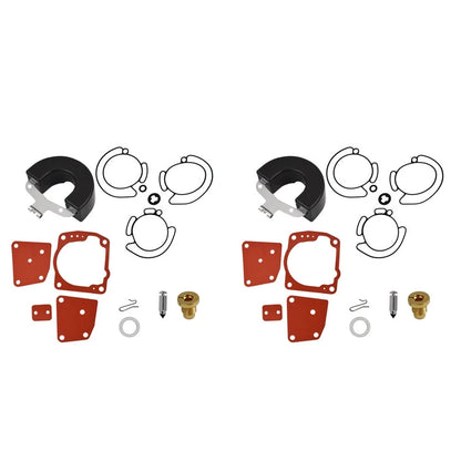 2X Carburetor Rebuild Kit for Johnson Evinrude V4 V6 (90-175 HP)