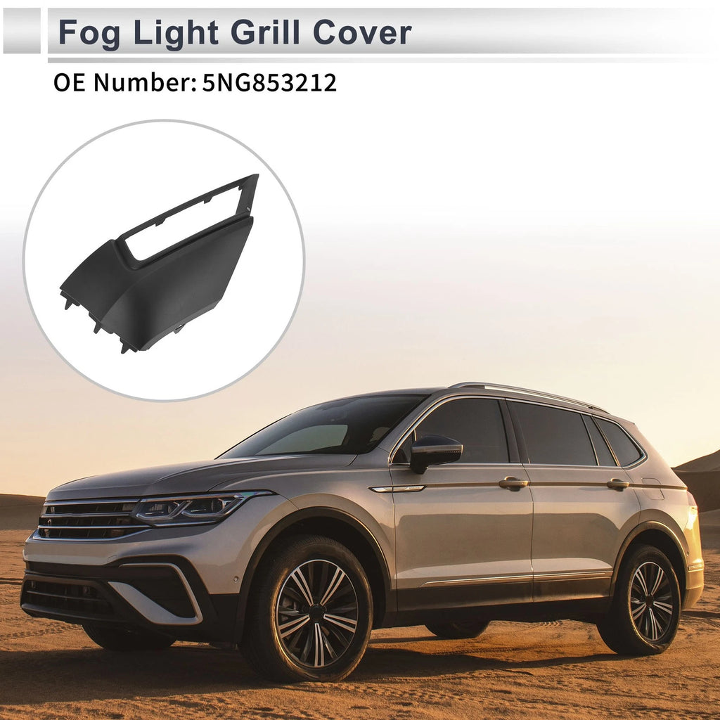 Car Front Right Fog Light Grill Replacement for Volkswagen Tiguan (2017–2019)