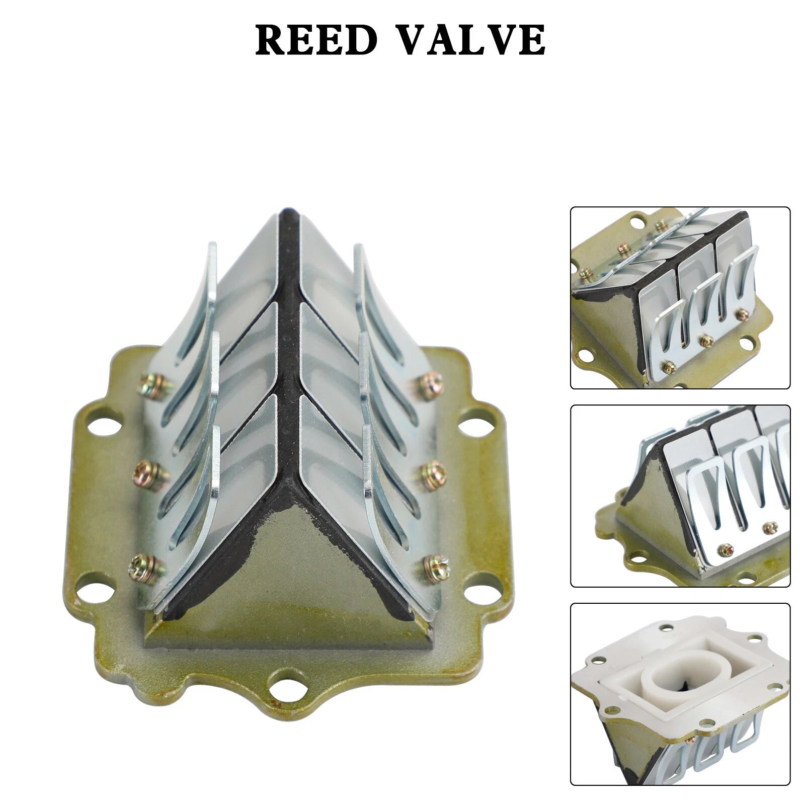 Reed Valve System for Kawasaki KR150 KRR150 ZX150 125cc 250cc (12021-1094 T9)