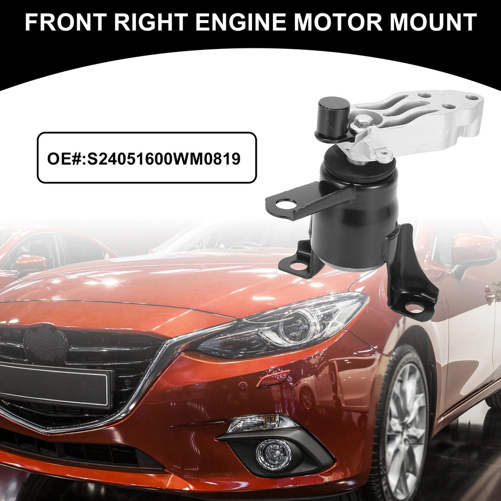 Engine Motor Mount Front Right OEM Replacement for Mazda 2 (2011–2013)