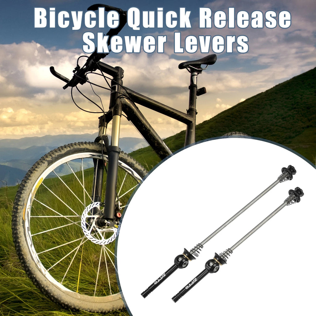 Quick Release Wheel Axles Skewers Front Rear Set for Pair 140mm 180mm