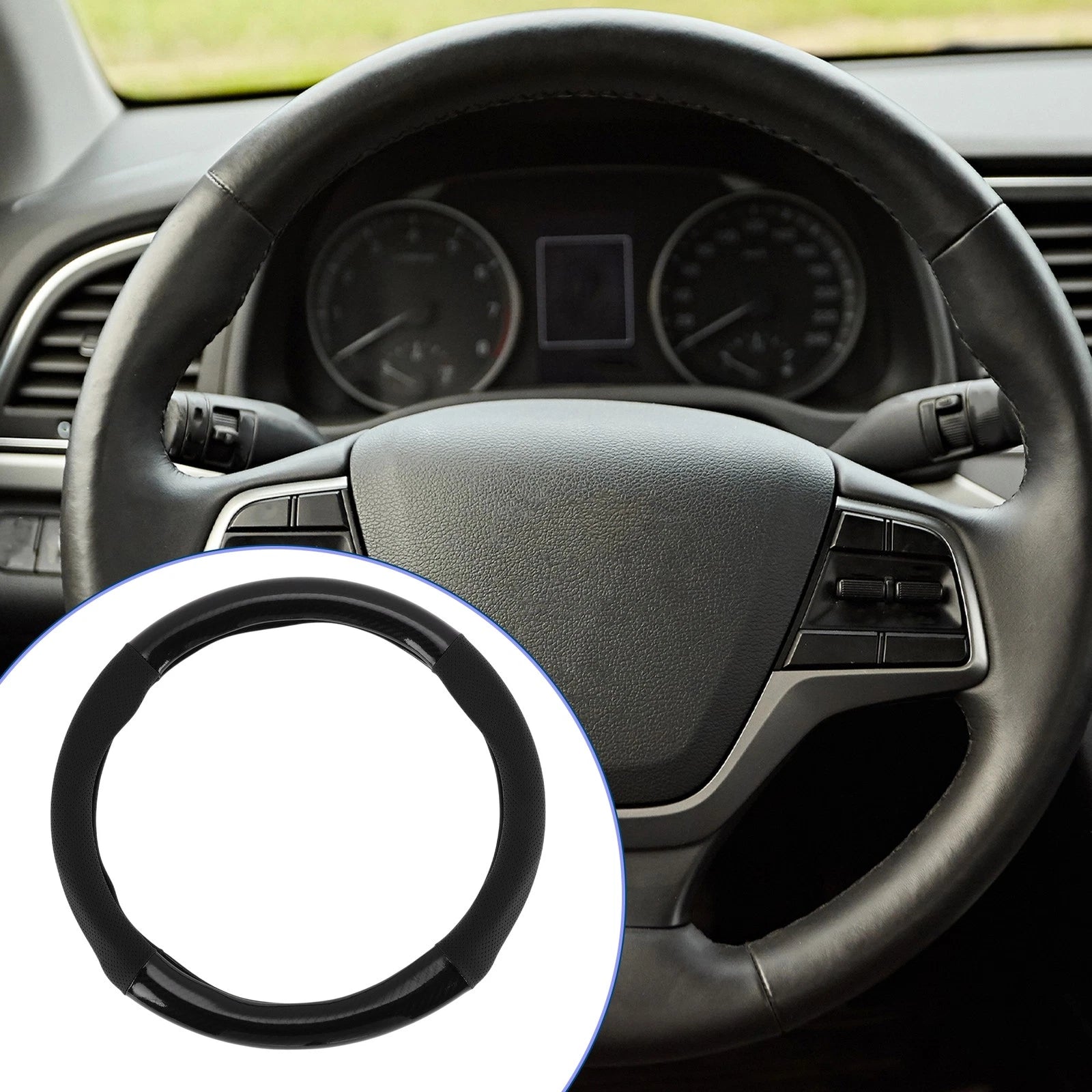 Steering Wheel Cover for Universal Fit (14.96")