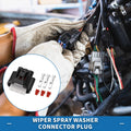 Wiper Washer Connector Plug 3 Pin Replacement for Toyota Lexus (2005–2015)
