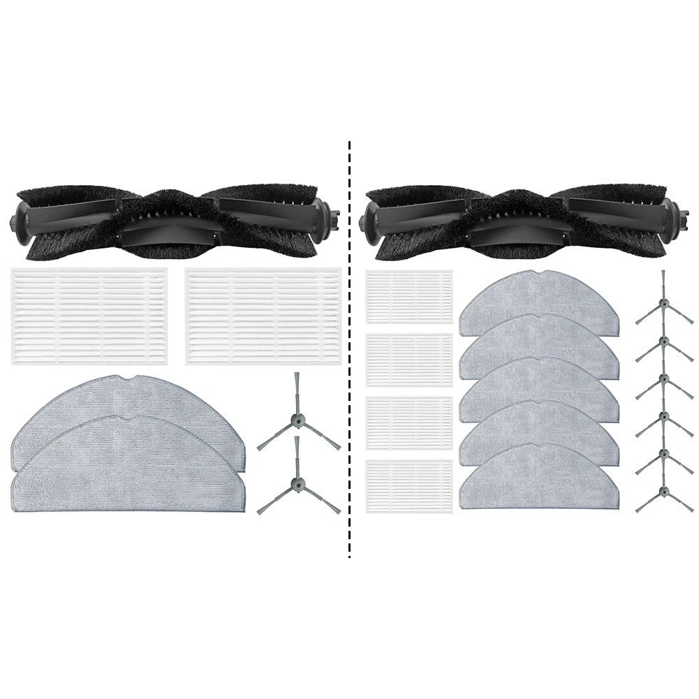 Complete Main Side Brush Filter Mop Cloth Replacement for Haier HSR M3 (2018–2023)