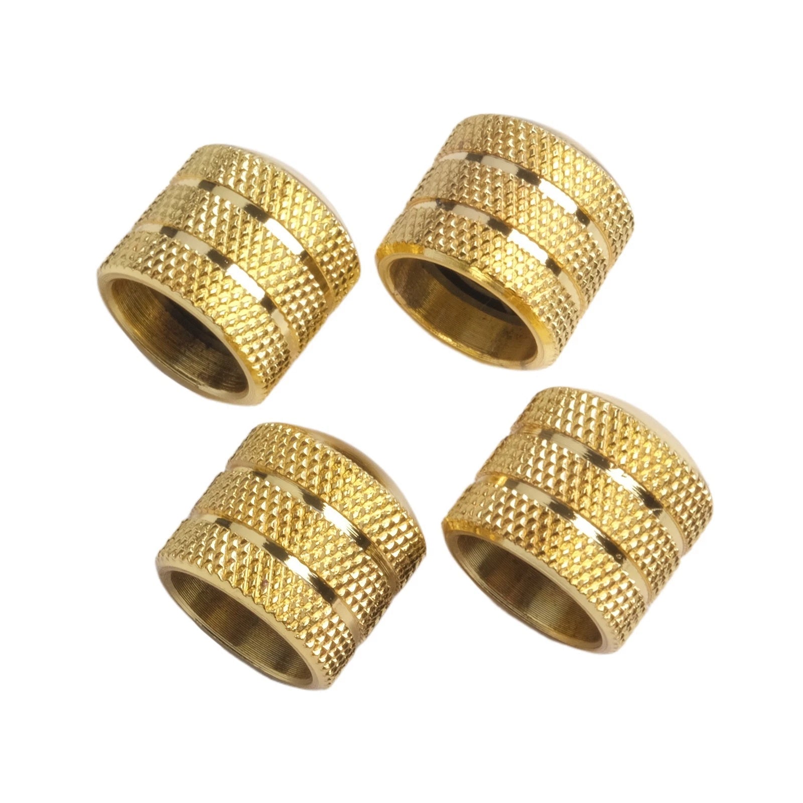 4X Dome Tone Volume Control Knobs for Electric Bass