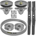 Spindle with Blade Pulley Belt Replacement for Troy-Bilt Pony 42 (2013–2017)