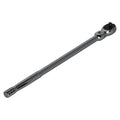 1/4in Drive 72-Tooth Flexible Head Ratchet Handle 12in Quick Release