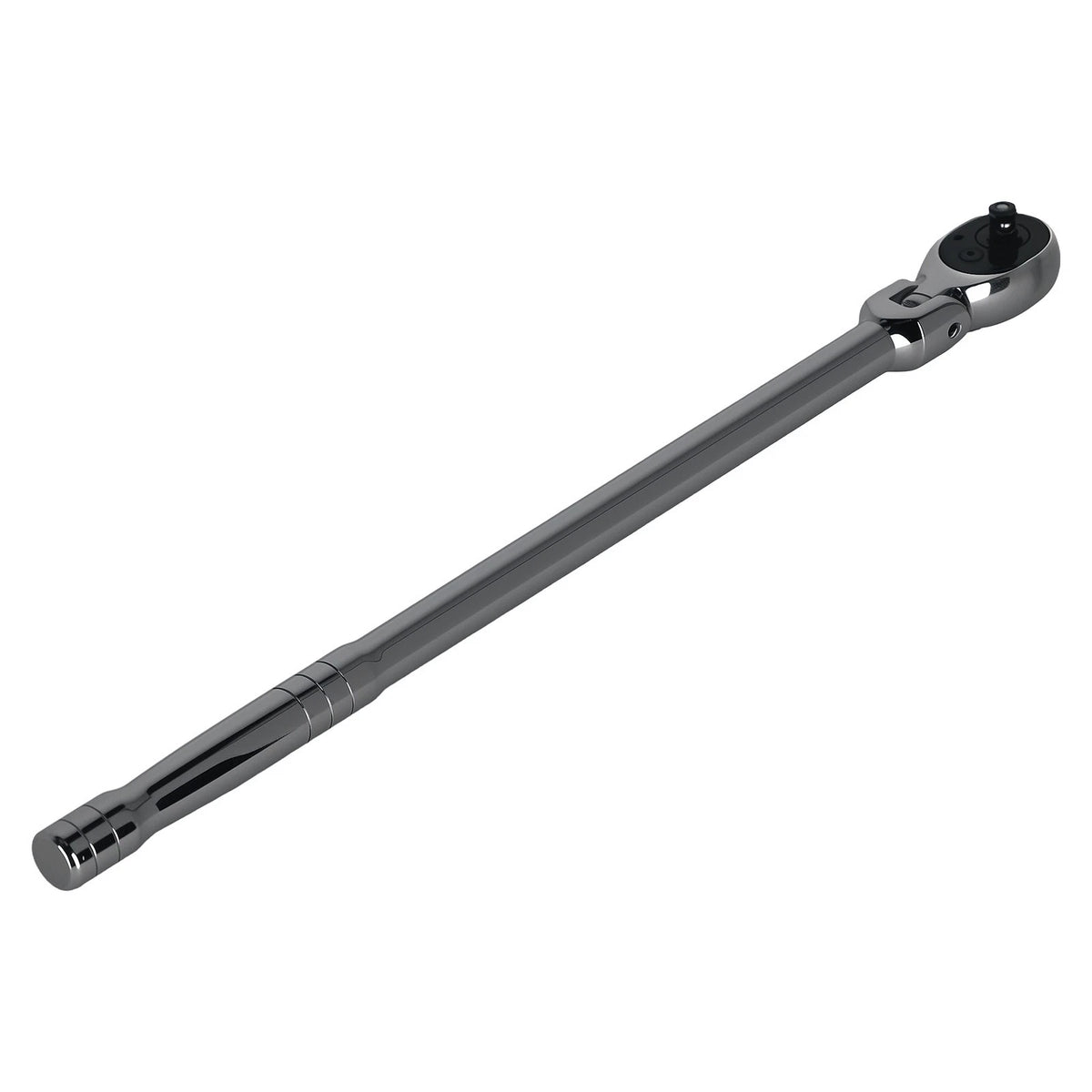 1/4in Drive 72-Tooth Flexible Head Ratchet Handle 12in Quick Release