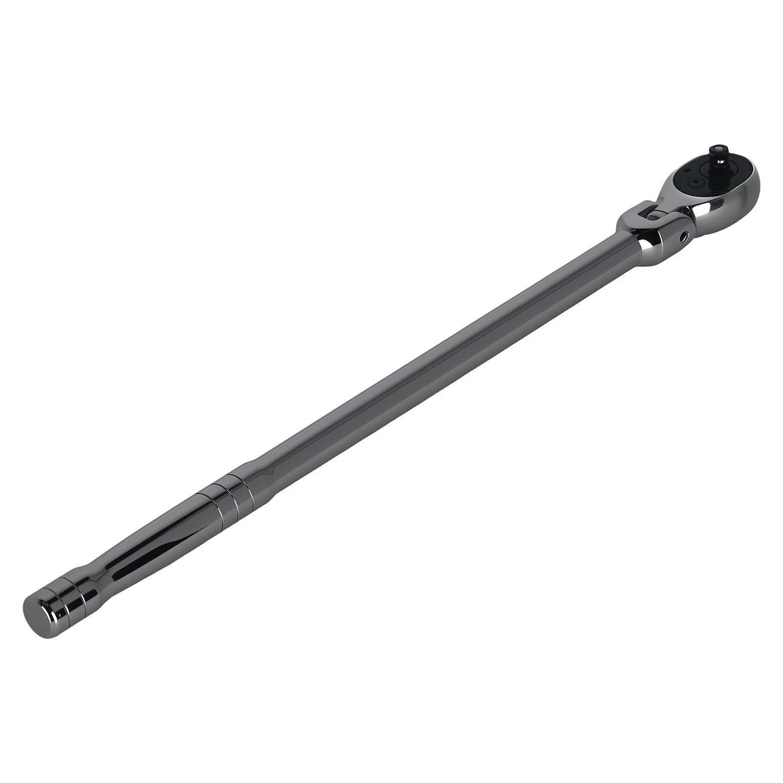 1/4in Drive 72-Tooth Flexible Head Ratchet Handle 12in Quick Release