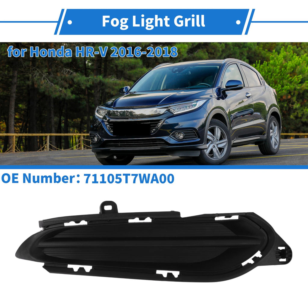 Front Right Fog Light Grill Replacement for Honda HR-V (2016–2018)