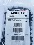 Screw Mounts .250'' for Hellermann Tyton CTM40C2 (100 Pack)