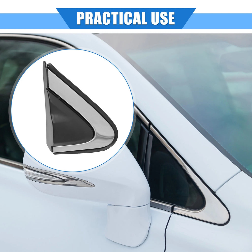 Door Mirror Flag Cover Front Right Side for Honda CR-V 2012–2016 Black