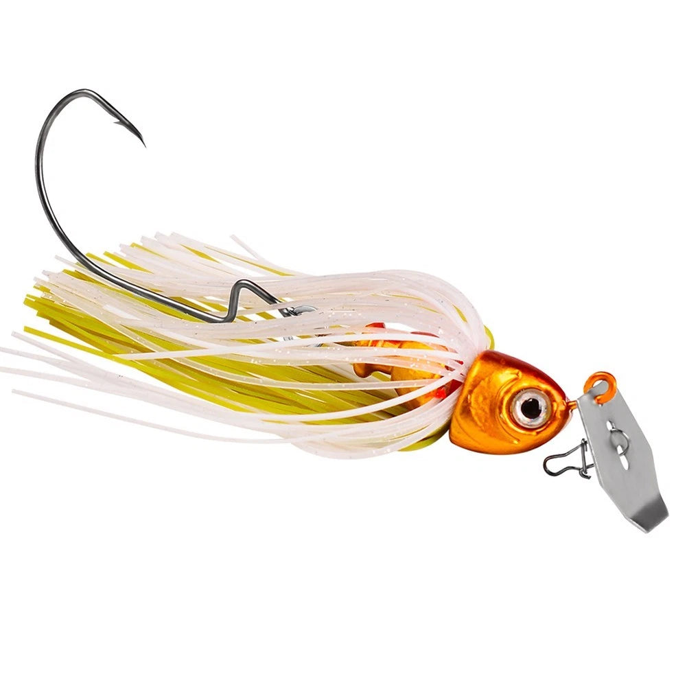 Snag Proof Buzzbait Lure for Bass (Yellow Grey)