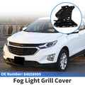 Front Left Fog Light Grill Replacement for Chevrolet Equinox (2022–2024)