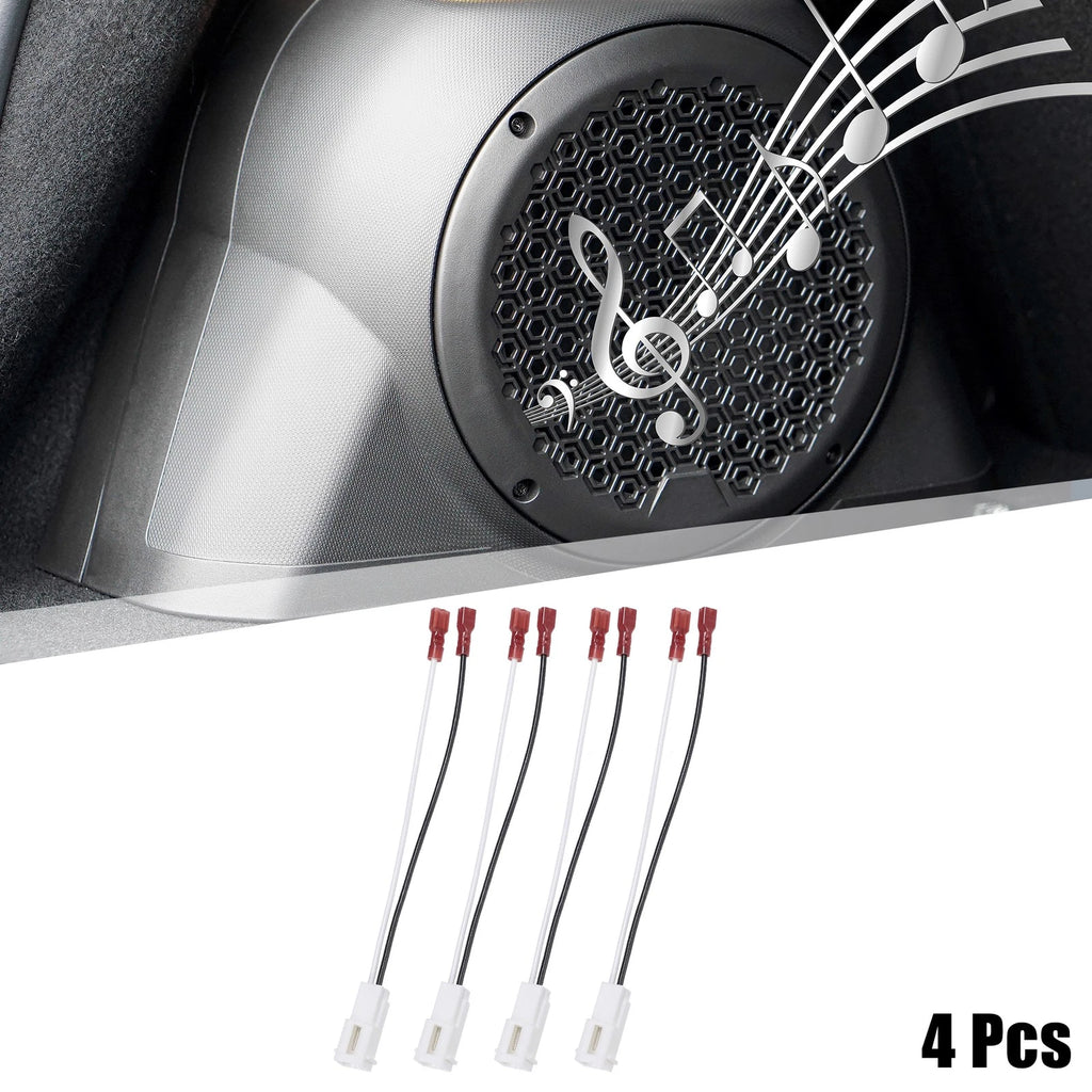 4PCS Speaker Connector Harness Adapter for Dodge Charger Front Dash (2011–2020)