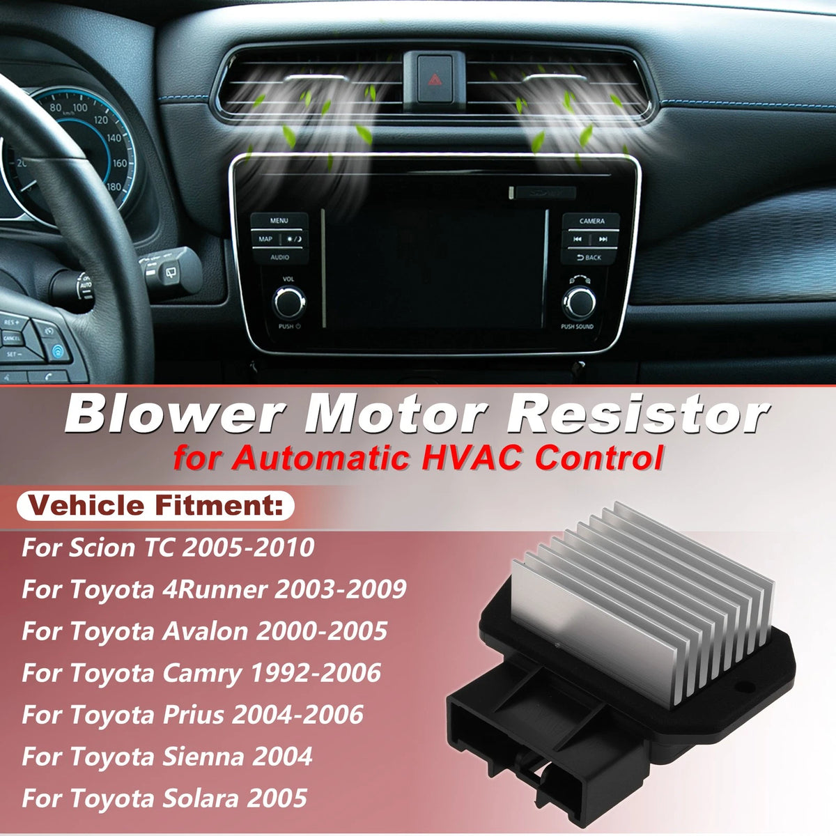 Blower Motor Resistor for Scion TC (2005–2010) 8716541010