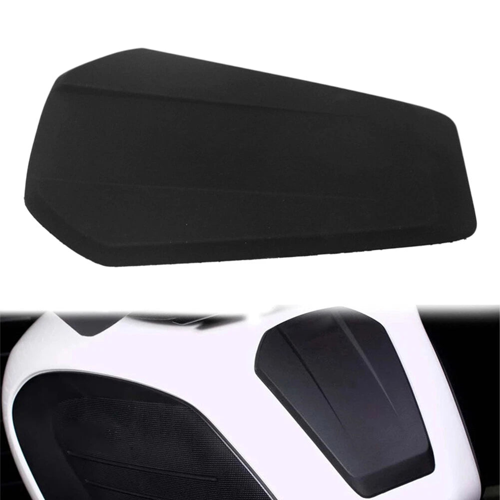 1x Black Rubber Tank Pad Protector for Trident 660 (2021–2023)