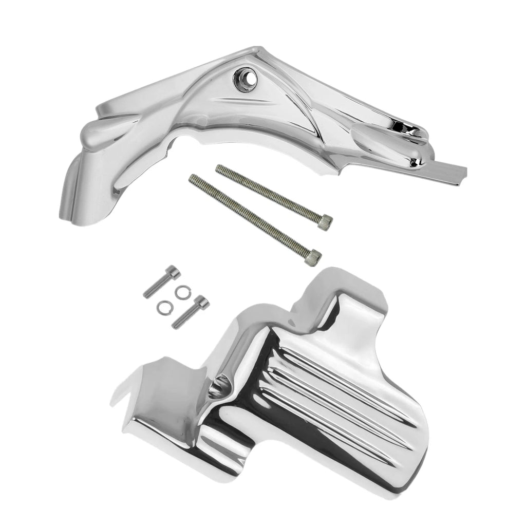 Chrome Cylinder Base Side Cover & Starter Cover for Harley Touring (2007–2016)