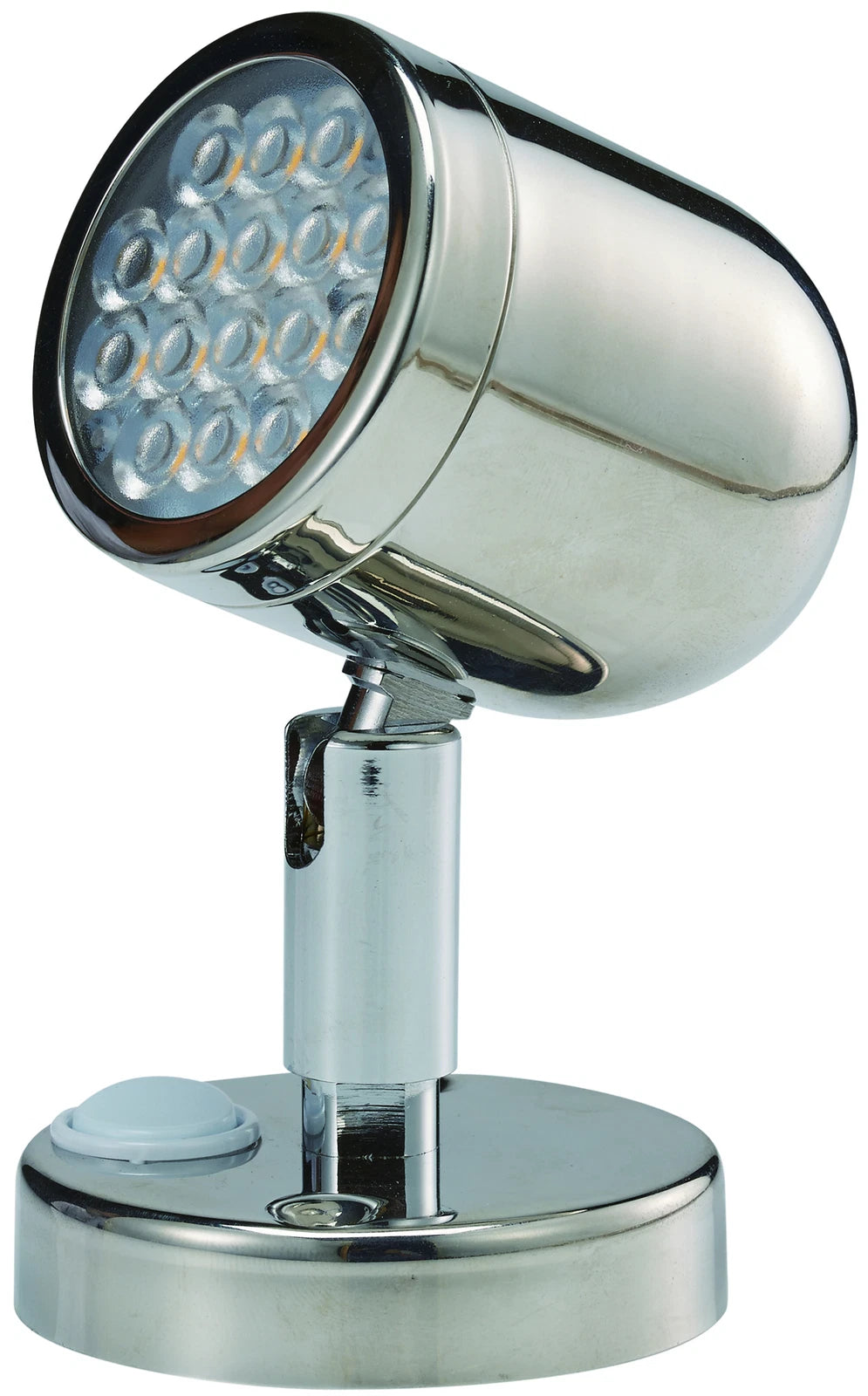 LED Reading Light for Caravan Boat (12V) - 16 LEDs, 154 Lumens, Stainless
