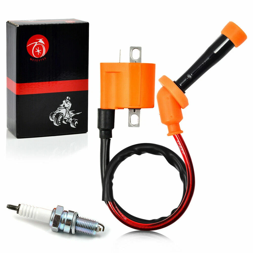 Ignition Coil Spark Plug for Yamaha Rhino 660 YXR660 (2006–2007)